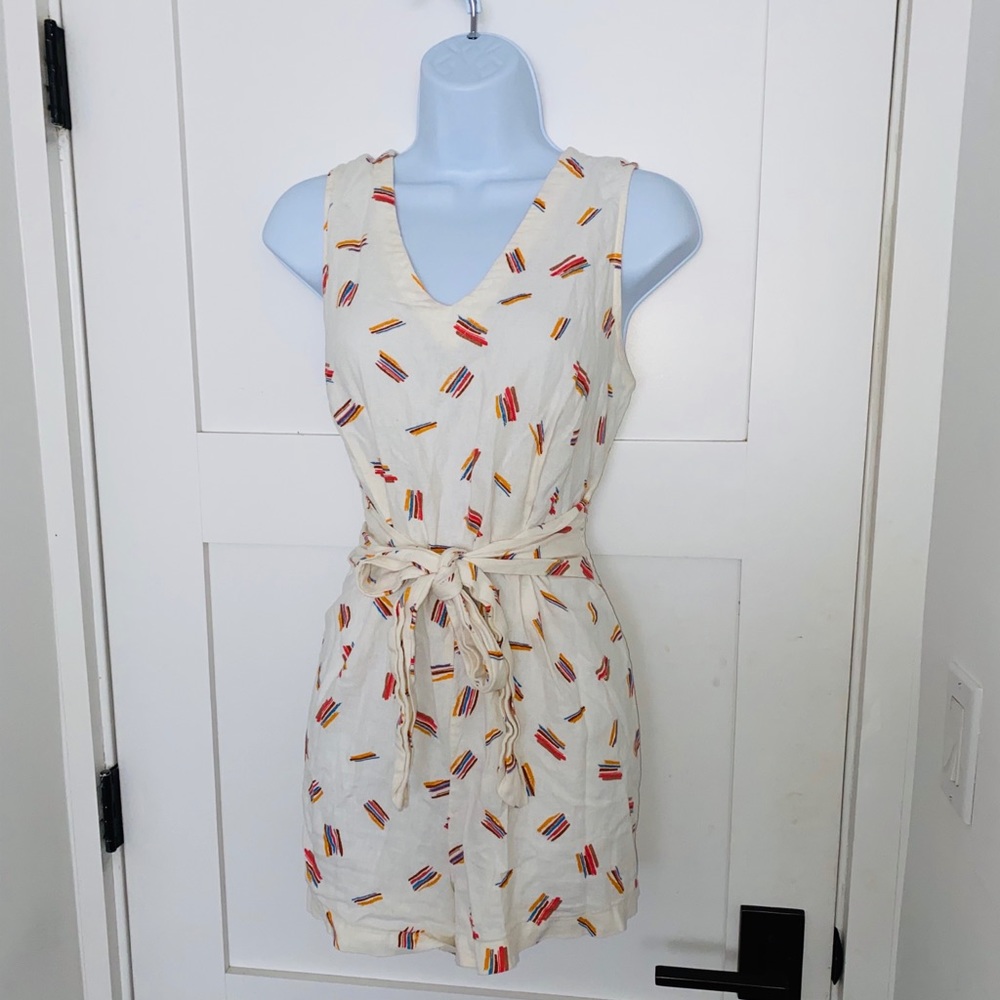 *SOLD ON MARKETPLACE* Artsy/Colorful Stroke Jumpsuit